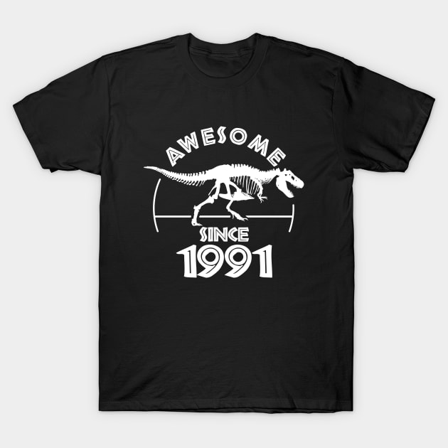 Awesome Since 1991 T-Shirt by TMBTM